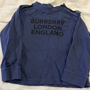 Burberry long sleeve, logo shirt